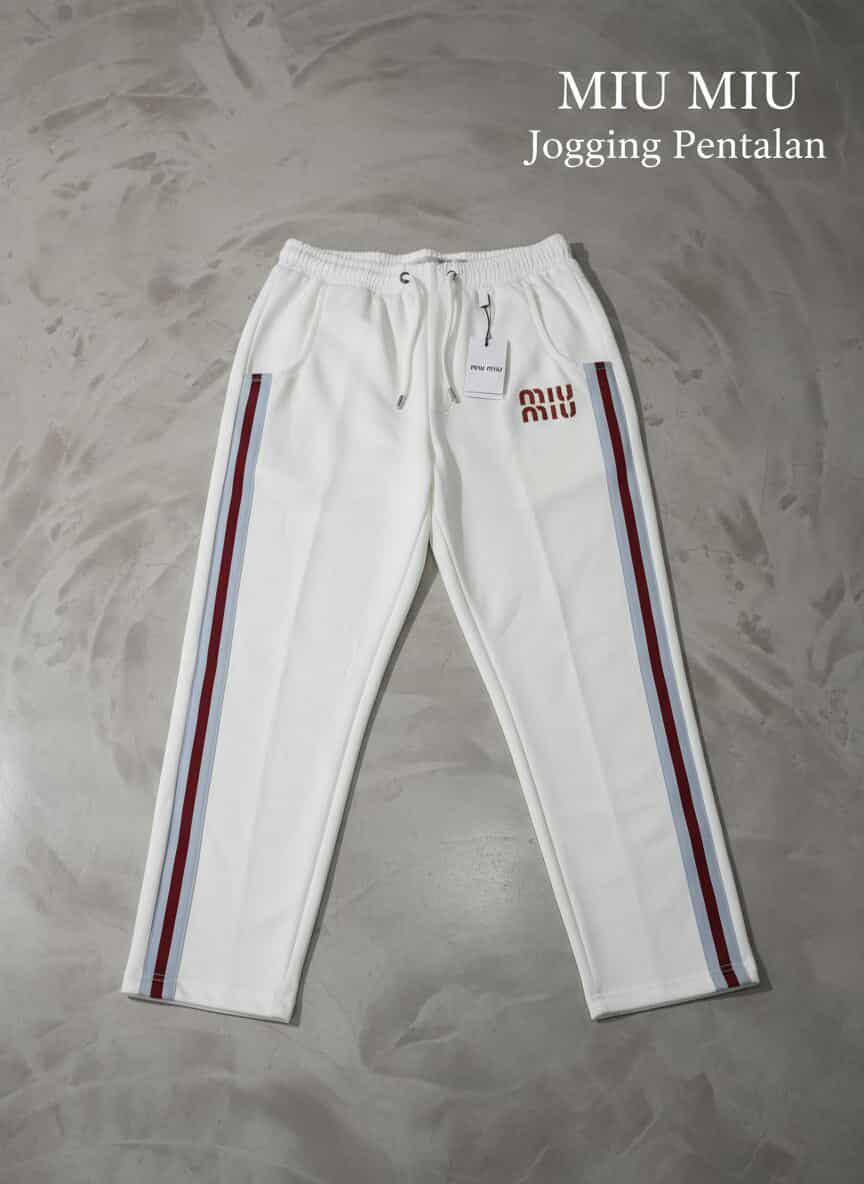 MIU MIU pantalon WHITE